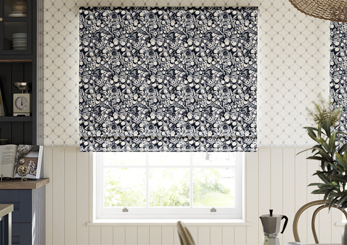 Plum Sketch, Misted - Roman Blind - Image 3